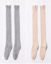 Spring Combed Cotton Knee high Toddler Girls Stocking Sock Set